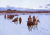 Departure for the Buffalo Hunt by Henry Farny